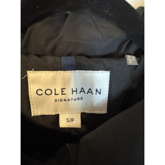 Cole Haan Women's Long Maxi Puffer Coat Hood S Small Down Quilted NEW - Picture 11 of 14
